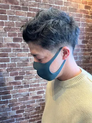 ショート カラー パーマ ヘアアレンジ メンズ キッズ ネイル マツエク・マツパ アイブロウ 久木原 ゆりのヘアスタイル