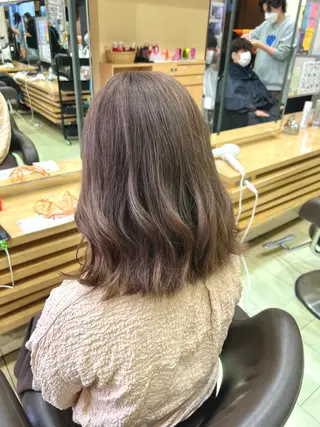 カラー めい/曲がる縮毛矯正 メンズストレートのヘアスタイル