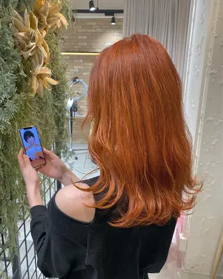 ロング カラー ワンカールで盛れる レイヤー🎀Macoのヘアスタイル