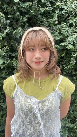 セミロング カラー koiki/赤味消し /艶カラー🎀✨のヘアスタイル