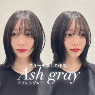 カラー navi/レイヤー ハッシュカット/愛華のヘアスタイル