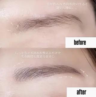 アイブロウ 榎本 仁菜 ♡全ﾒﾆｭｰLED可のマツエク・マツパデザイン