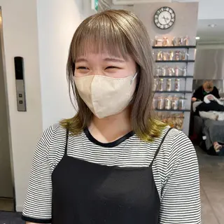 ミディアム AVANCE.ens 広島袋町店のヘアスタイル