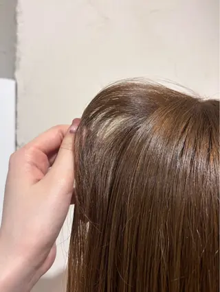 カラー 𝐲𝐮𝐮 /艶髪 /透明感カラー🌱のヘアスタイル