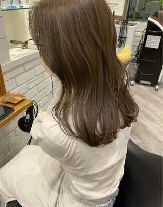 セミロング カラー 🌟アレンジが似合う カラー🌟Rumiのヘアスタイル