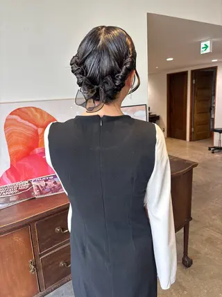 ヘアアレンジ 安藤楓華 fuka andoのヘアスタイル