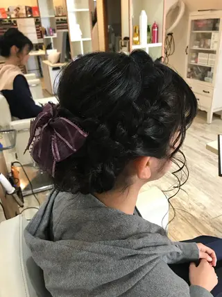ヘアアレンジ 福永 里奈のヘアスタイル
