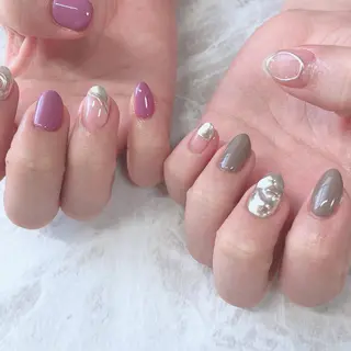 ネイル 西岡 杏のネイルデザイン