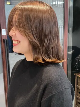 ミディアム OMAE🫧 クセ毛全て無くせますのヘアスタイル