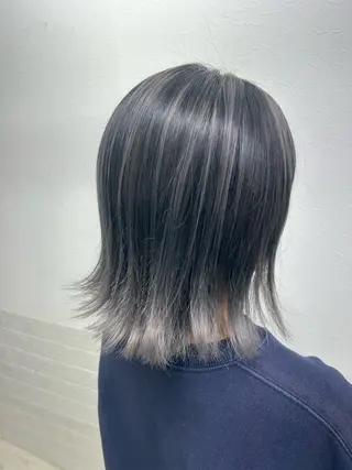 カラー ダブルスキルエクステ /羽エクステ白石宇由のヘアスタイル