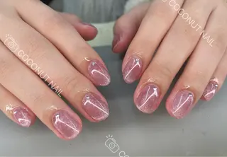 ネイル 神田 ココナッツのネイルデザイン