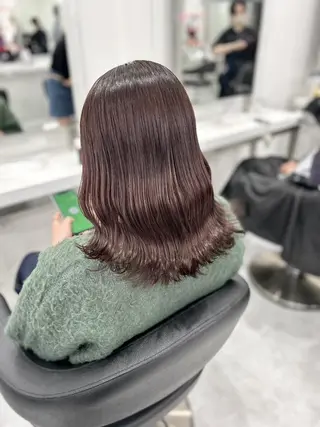 カラー 赤み消し透明感🩶 銀座Ryota🩶のヘアスタイル