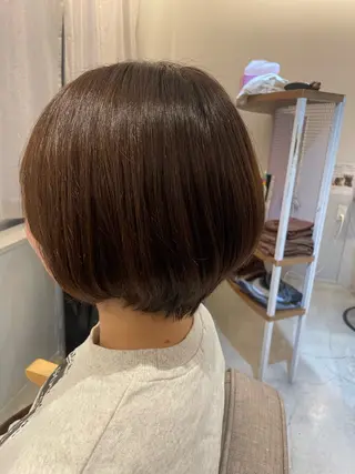 ショート 特化✨透明感カラー 白髪染め✨住田緋菜のヘアスタイル