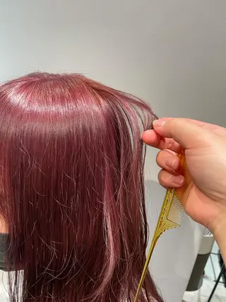 ロング カラー レイヤー/ハッシュ 渋谷/サッタのヘアスタイル