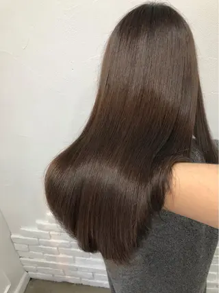 ロング カラー パーマ ヘアアレンジ メンズ キッズ ネイル マツエク・マツパ 💟Chloe原宿店 🩶ハイトーンのヘアスタイル