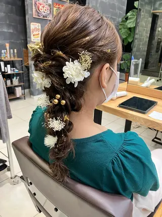 ヘアアレンジ 🦔Laulu 菅原綾乃のヘアスタイル
