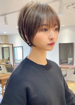 ショート 博多ベージュ 🐻松井傑のヘアスタイル