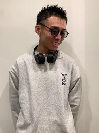 メンズ 落合希 Olivebeigeのヘアスタイル