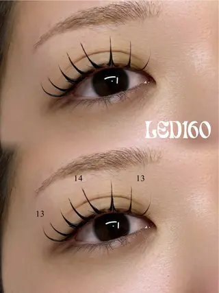 マツエク・マツパ eyelashenu YUNAのマツエク・マツパデザイン