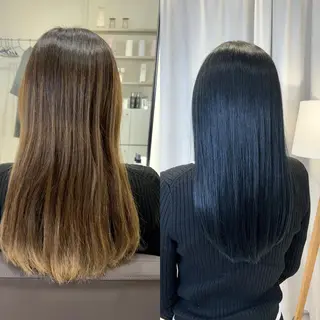 セミロング EIGHT plum TOKIOリミテッドのヘアスタイル