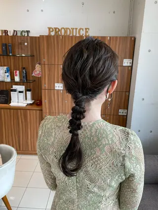 ヘアアレンジ ☪︎⋆ hair & eye yuka˚✩のマツエク・マツパデザイン