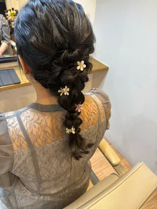 ヘアアレンジ 韓国ヘアー🇰🇷 MIWAのヘアスタイル