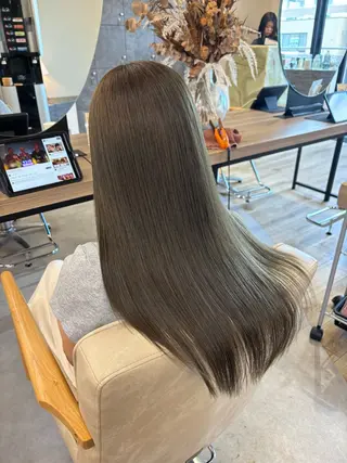 ロング 髪質改善カラー/美髪 矯正/茅場　悠介のヘアスタイル