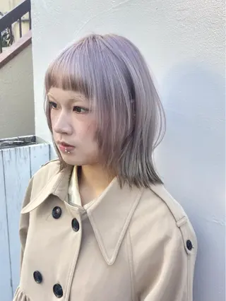 ショート カラー 髪質改善/ヘアケア coiiはしもとはなのヘアスタイル