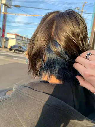 ショート カラー EARTH池田 一之のヘアスタイル