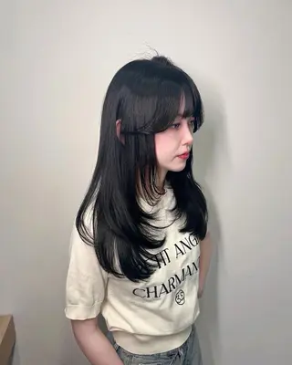 ロング カットモデル募 集🩵AYAKA🩵のヘアスタイル