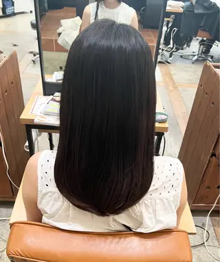 セミロング ヘッドスパ/縮毛矯正 /横山陸人のヘアスタイル