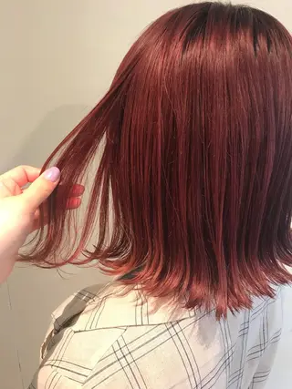 ショート カラー 烏丸韓国ヘア🇰🇷 ayaka🎀のヘアスタイル