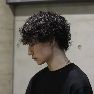 ショート パーマ メンズ 🌀パーマ特化 美容師🌀/しゅんのヘアスタイル
