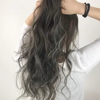 ロング MORISAKI ✂︎縮毛矯正のヘアスタイル