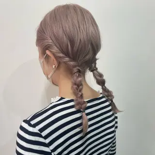 ヘアアレンジ ヘアアレンジ/ 暖色🩵hazukiのヘアスタイル
