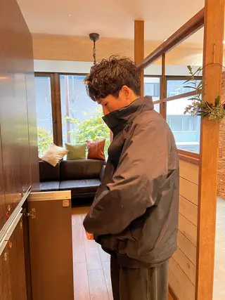 ショート メンズ 透明感・艶感 小坂隼斗のヘアスタイル