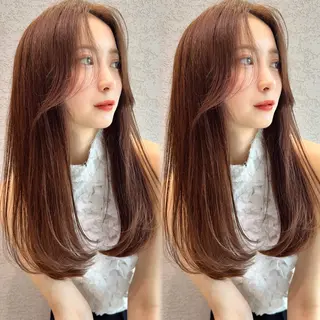 ロング カラー 縮毛矯正✨🫧 レイヤー川村利幸のヘアスタイル
