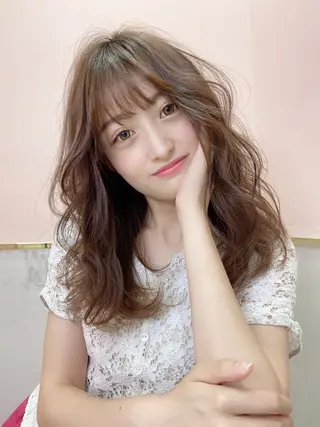 ロング カラー 韓国/ワンホンヘア 髪質改善/MaCoのヘアスタイル