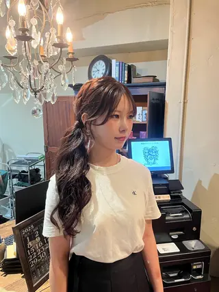 ロング なじませエクステ🍒 Haruka💝のヘアスタイル