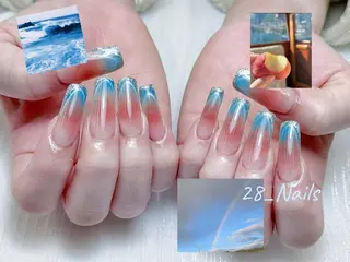 ロング トゥー フエンのネイルデザイン