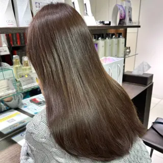 ロング カラー ヘアアレンジ ブリーチなしカラー /新百合ヶ丘/安形翔のヘアスタイル