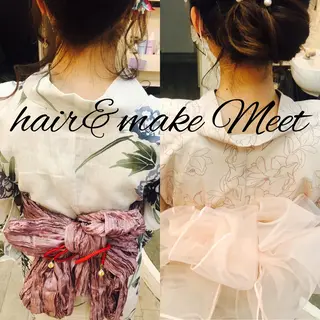 ヘアアレンジ hair&make Meet所属・藤原 宏文のヘアスタイル