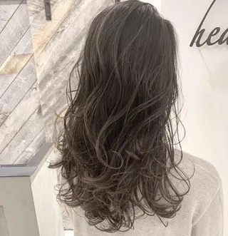ミディアム カラー 韓国ヘア 店長NEGIのヘアスタイル