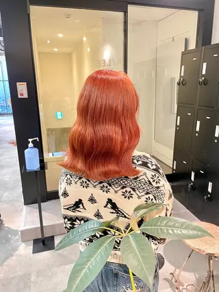 セミロング カラー マツオカ マコのヘアスタイル