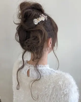セミロング ヘアアレンジ 柳澤 興輝のヘアスタイル