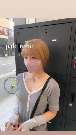 ショート カラー パーマ ヘアアレンジ メンズ キッズ ネイル マツエク・マツパ アイブロウ 🐺ウルフ×ハイトー ン🖤Yukinoのヘアスタイル