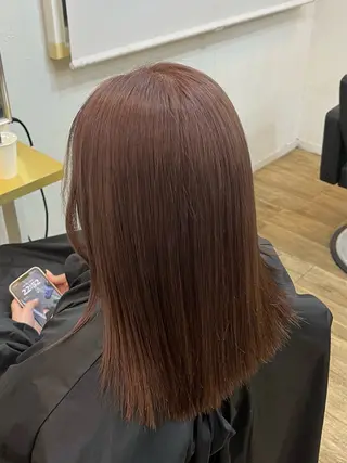 ミディアム 冨田 悠稀/ 髪質改善カラー🫧のヘアスタイル