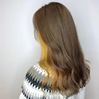 ロング カラー LUXBE LUCE ひなののヘアスタイル