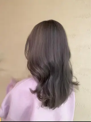 ロング カラー のり🐼顔まわり/ 韓国/レイヤーカットのヘアスタイル