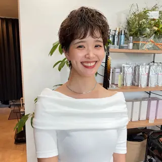 ショート パーマ 堀江将太朗/恵比寿/ メンズカットのヘアスタイル